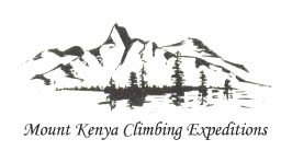 Text: Mount Kenya Climbing Expeditions Logo - hiking mount Kenya group